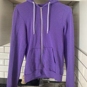 Y2K American Apparel zip up hoodie